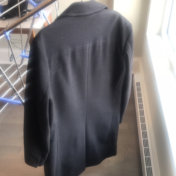 Men’s Black Premium Wool Winter Coat - Mexx Size Medium - Picture 2 of 6